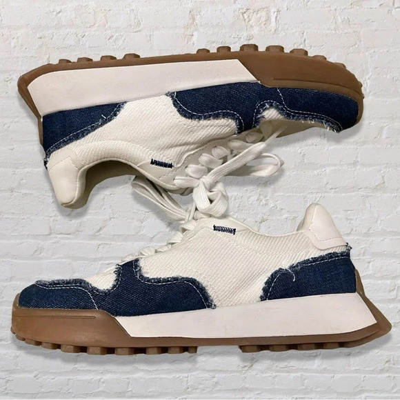Zara Denim Running Trainers - Picture 3 of 7